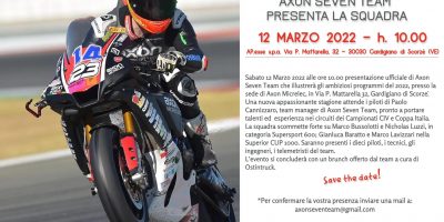 “STAGIONE 2022: AXON SEVEN TEAM PRESENTA LA SQUADRA”